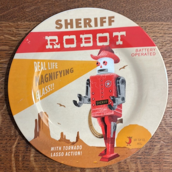 NWT Set of 4 Robot Side Plates - Picture 6 of 9